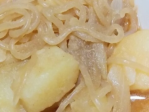 糸こんにゃくとじゃがいもの煮物